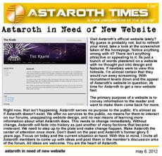 astaroth in need of new website
