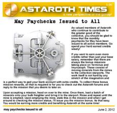 may paychecks issued to all