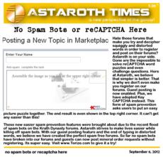 no spam bots or recaptcha here