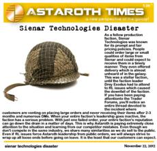 sienar technologies disaster
