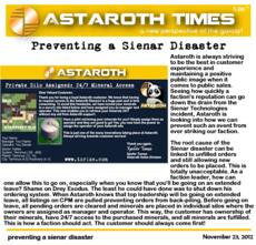 preventing a sienar disaster