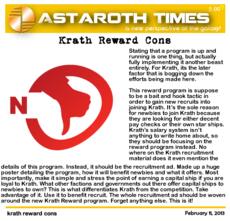 krath reward cons