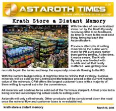 krath store a distant memory