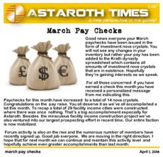 march pay checks