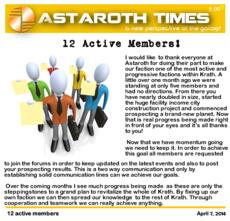 12 active members