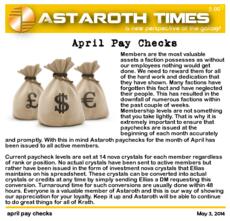 april pay checks