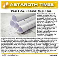 facility income business
