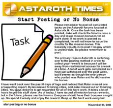 star posting or no bonus