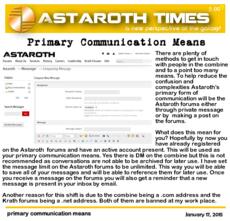 primary communication means