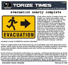evacuation nearly complete