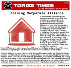 joining corporate alliance January19, 206
