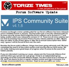 forum software update